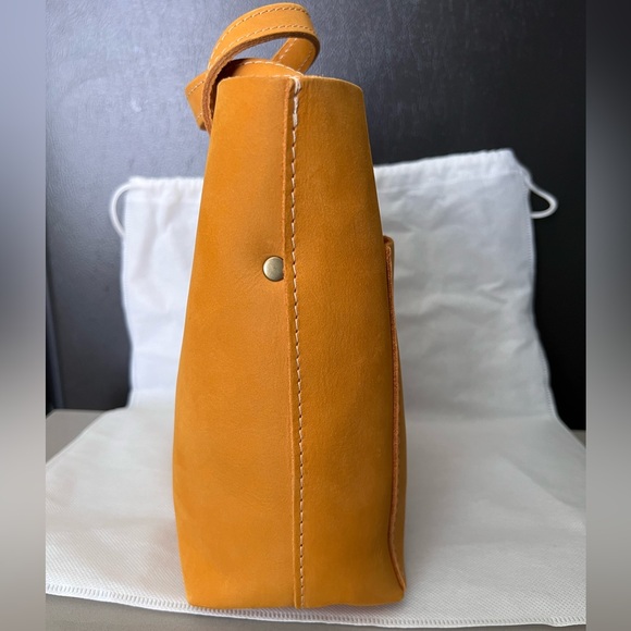 SOLD Portland Leather Goods Turmeric mini snap crossbody - Picture 4 of 6
